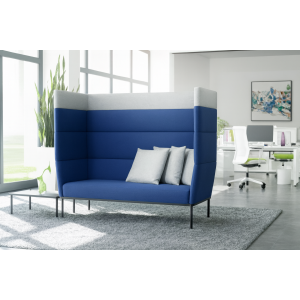 Acoustic Sofa Dubai – modern high-back privacy sofa with noise reduction UAE