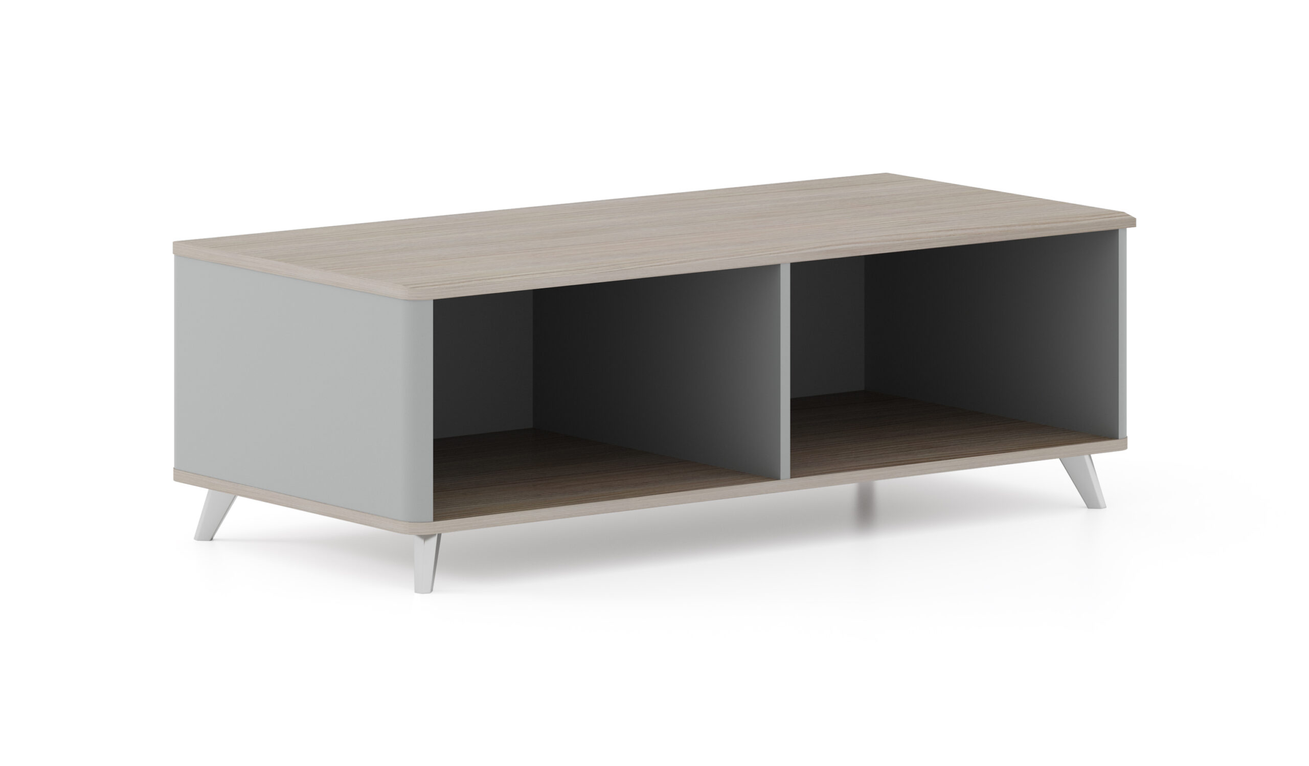 Simple Coffee Table Dubai – modern wood and gray living room table UAE