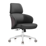 Contemporary Office Chair – ergonomic leather swivel chair UAE