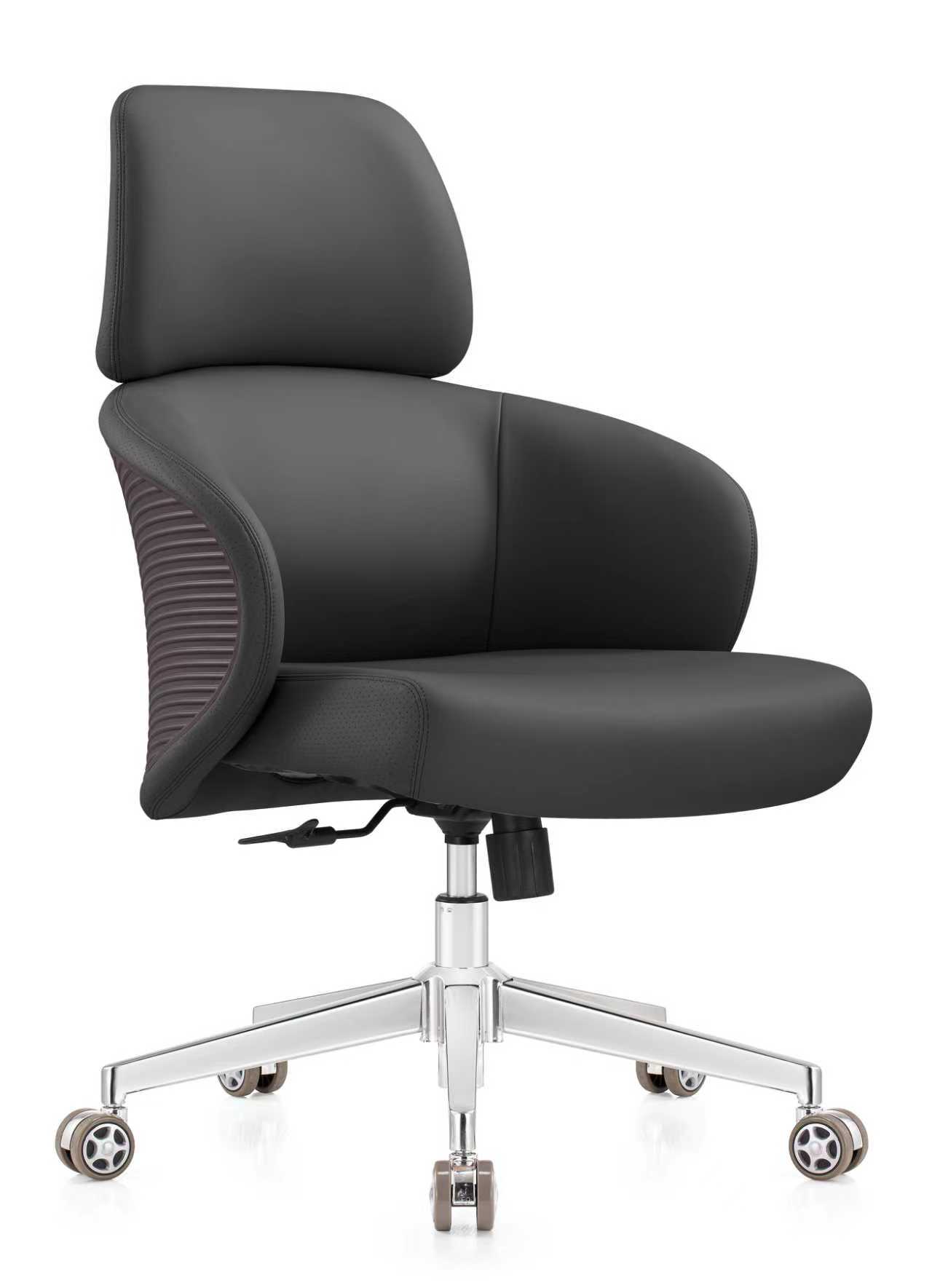 Contemporary Office Chair – ergonomic leather swivel chair UAE