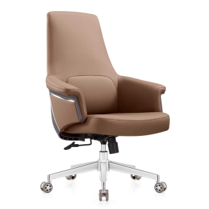 Executive Medium-Back Leather Office Chair Dubai – ergonomic office chair UAE