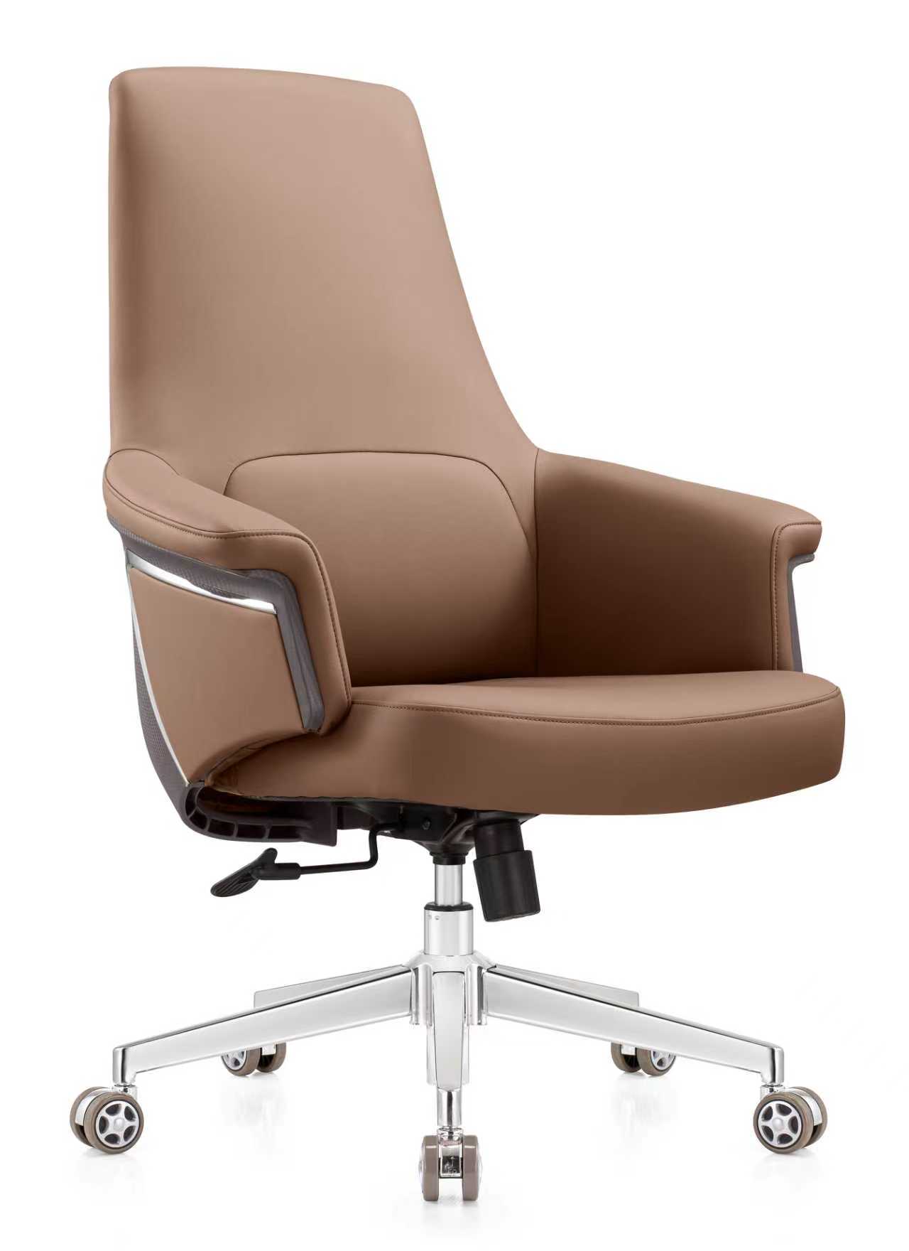 Executive Medium-Back Leather Office Chair Dubai – ergonomic office chair UAE