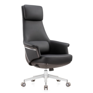 Executive High-Back Office Chair Dubai – ergonomic leather swivel chair UAE