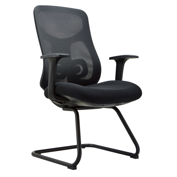 DCM_2845 Ergonomic Mesh Visitor Chair Dubai – breathable office guest chair UAE