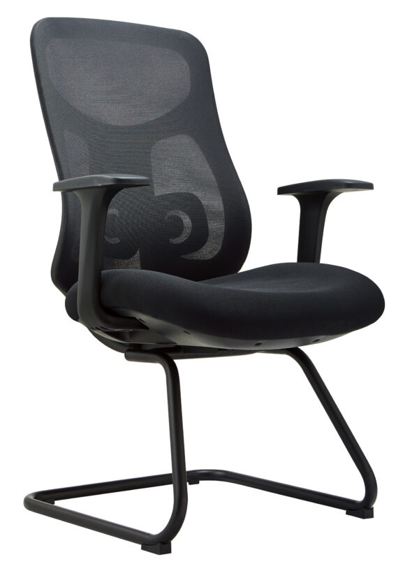 DCM_2845 Ergonomic Mesh Visitor Chair Dubai – breathable office guest chair UAE